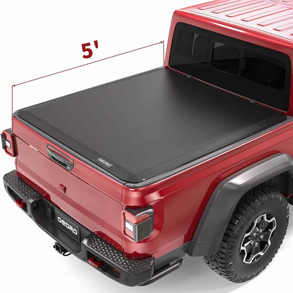 oEdRo soft roll up tonneau cover 2022 jeep gladiator