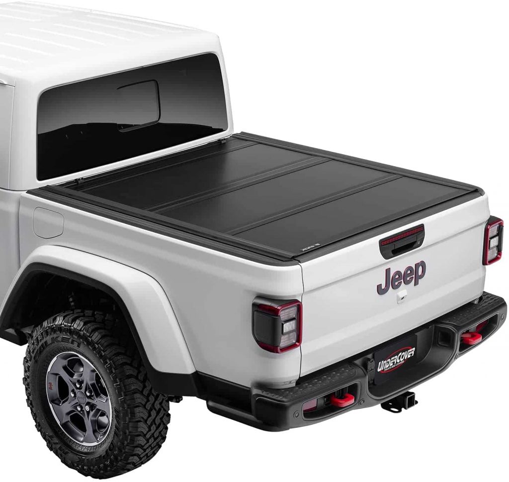 UnderCover hard folding tonneau cover for 2022 jeep gladiator