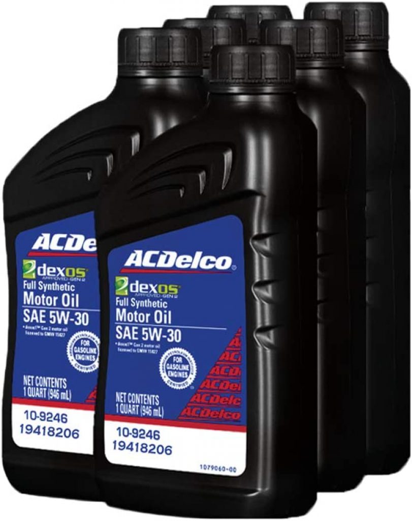 acdelco 5w 30 engine oil