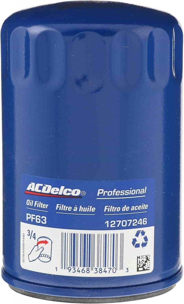 acdelco pf63e engine oil filter-min
