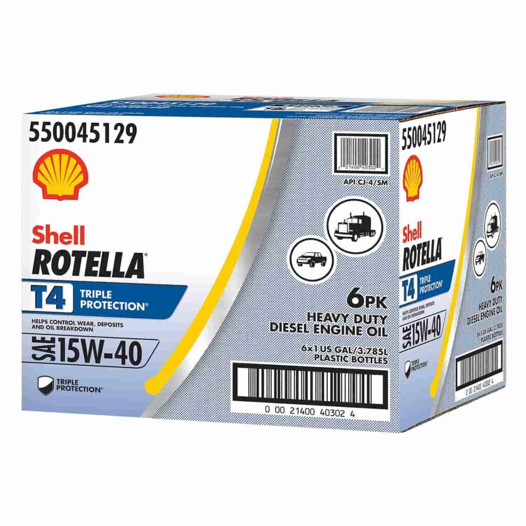 15w 40 shell rotella engine oil